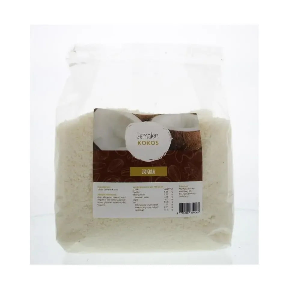 Mijnnatuurwinkel Gemalen kokos 750 gram