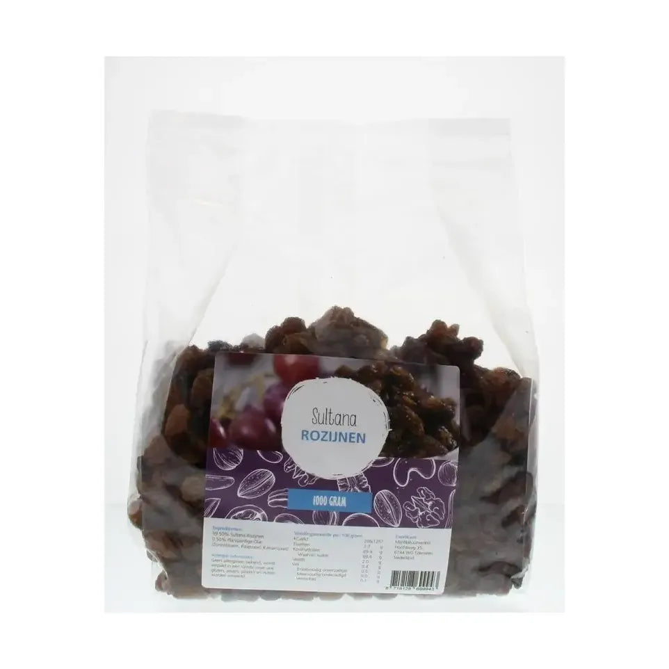 Mijnnatuurwinkel Sultana rozijnen 1 kg