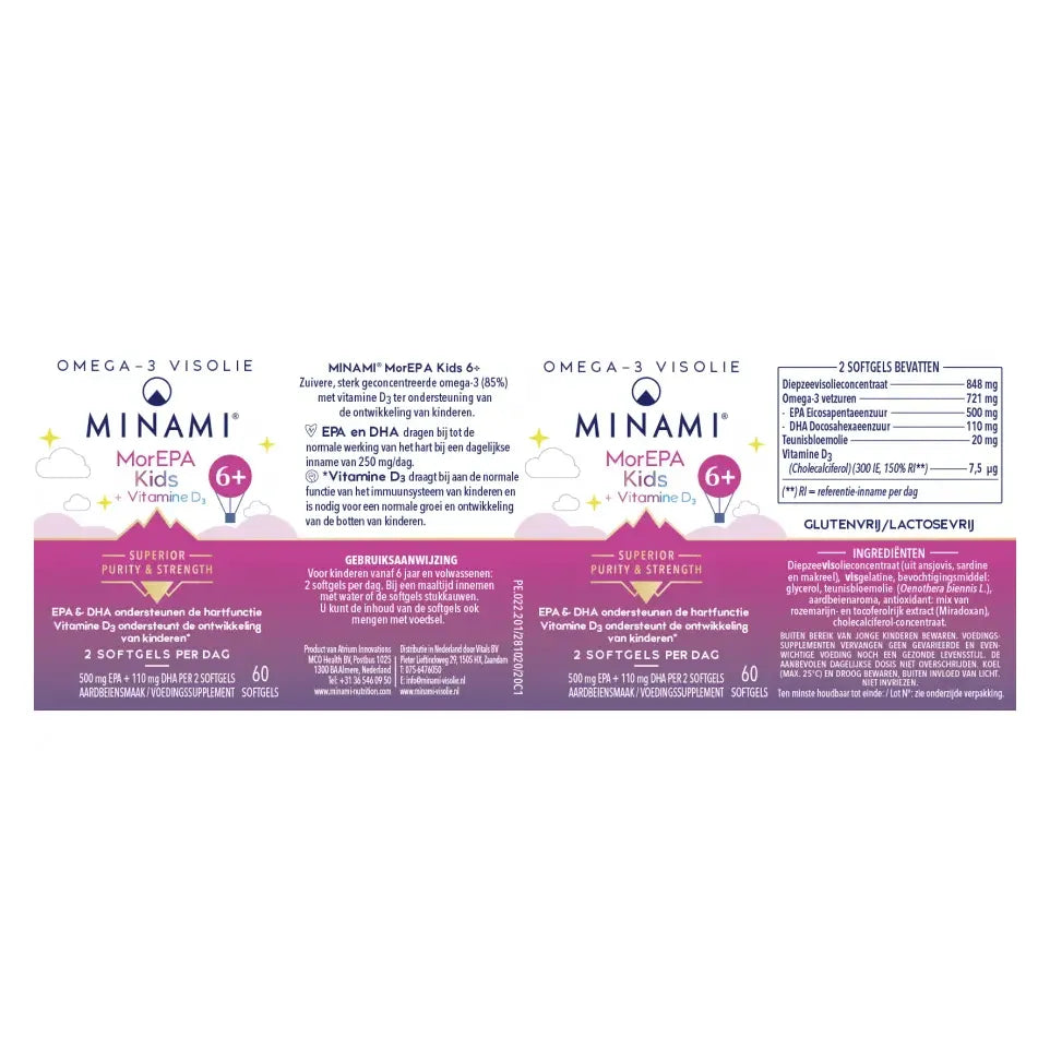 Minami MorEPA Kids 60 softgels