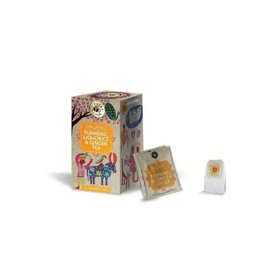 Ministry Of Tea Tumeric liquorice ginger 20 zakjes