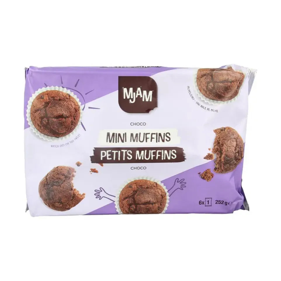 Mjam Chocolade muffins biologisch 252 gram kopen?
