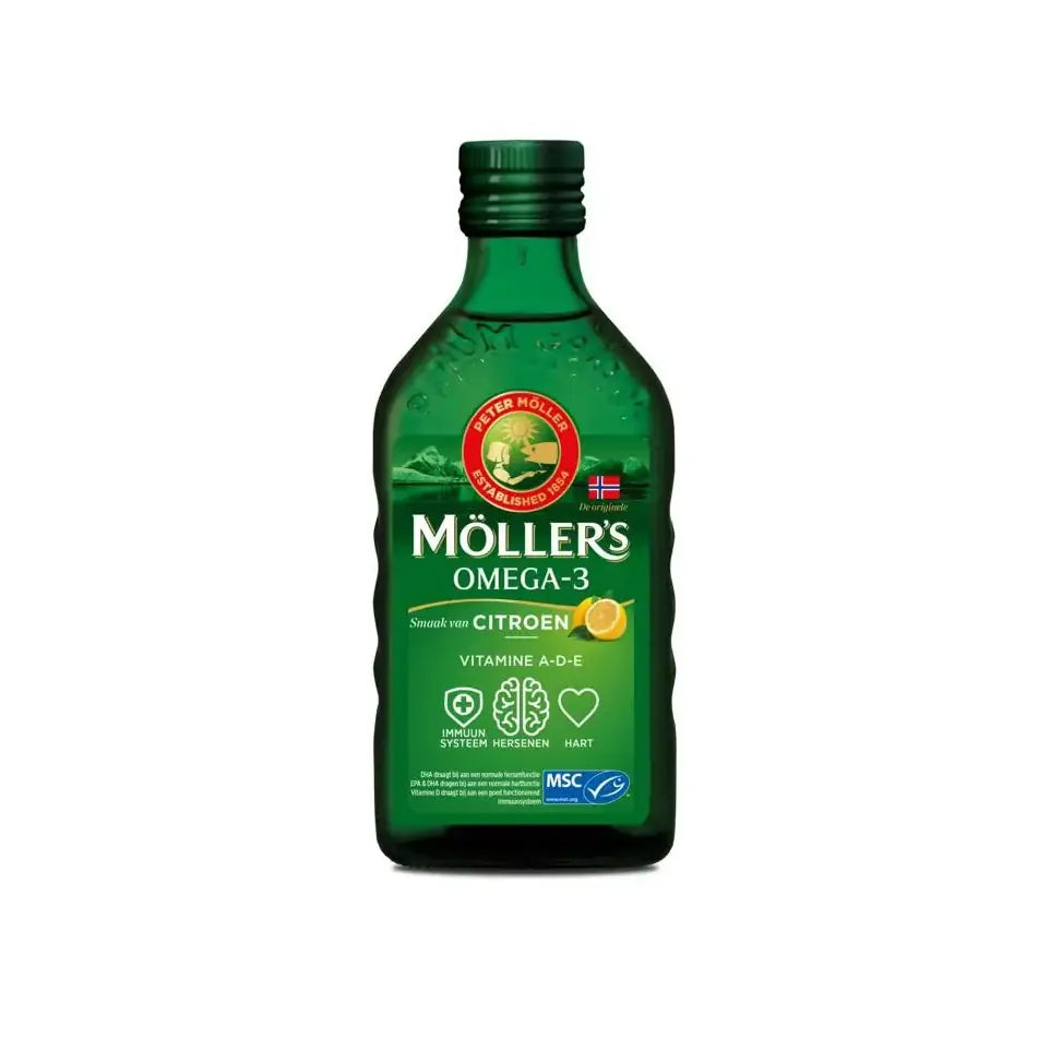 Mollers Omega-3 levertraan citroen 250 ml
