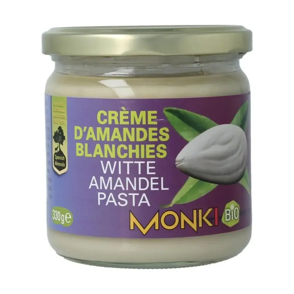 Monki Witte amandelpasta 330 gram