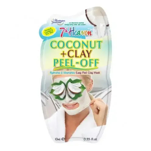 Montagne 7th Heaven face mask coconut & clay peel off 10 sachets