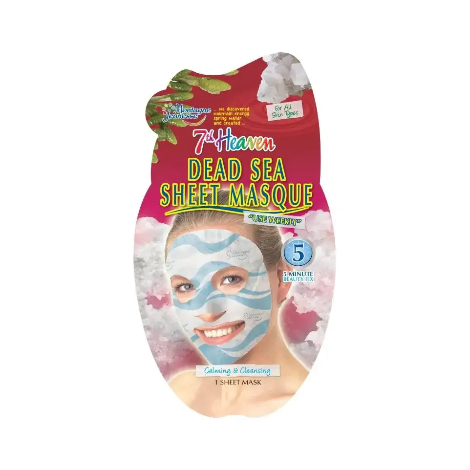 Montagne 7th Heaven gezichtmasker dead sea sheet 16 gram
