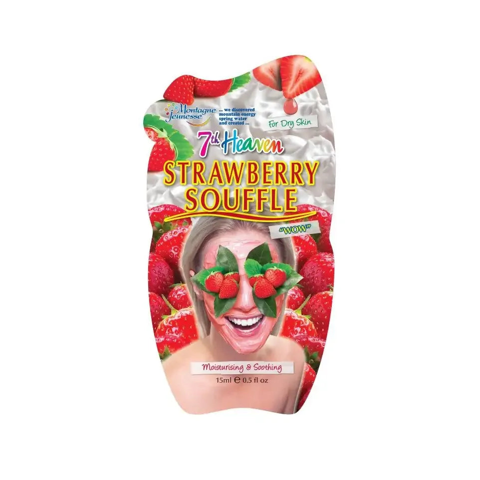 Montagne 7th Heaven gezichtsmasker strawberry souffle 15 ml