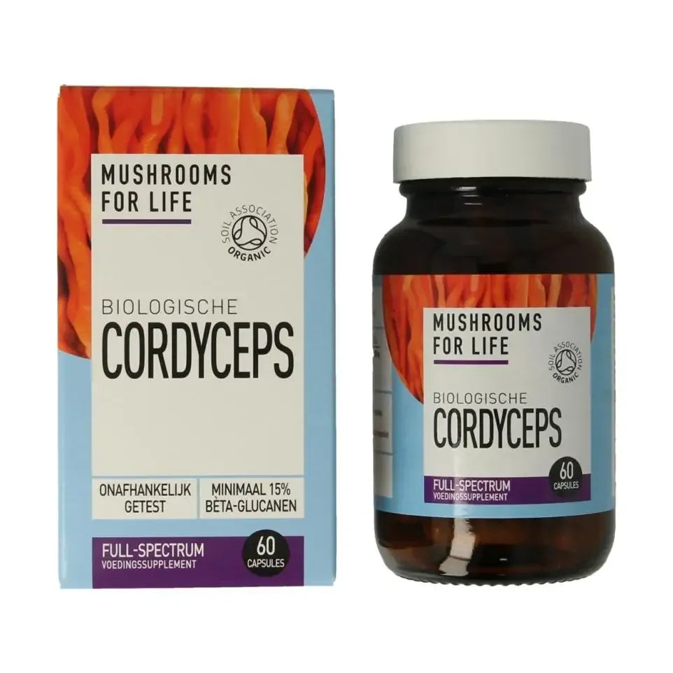 Mushrooms For Life Cordyceps biologisch 60 capsules
