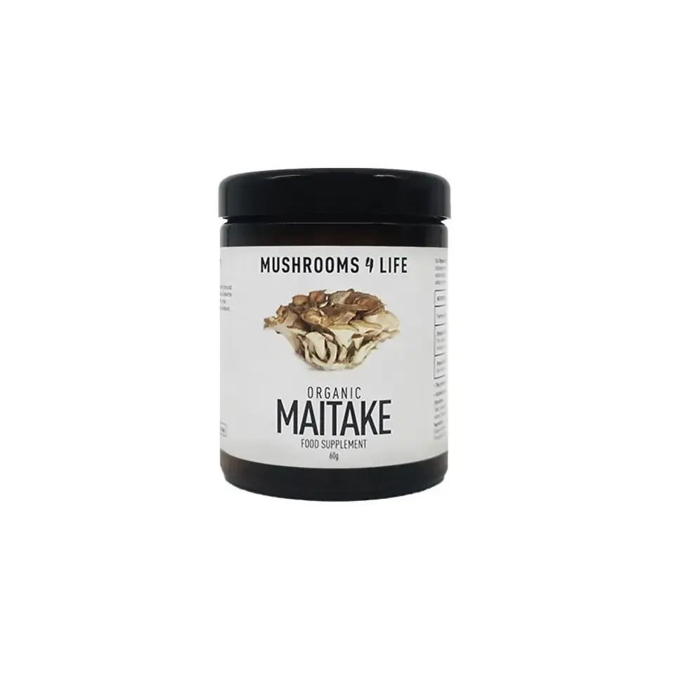 Mushrooms For Life Maitake padddenstoelen poeder biologisch 60