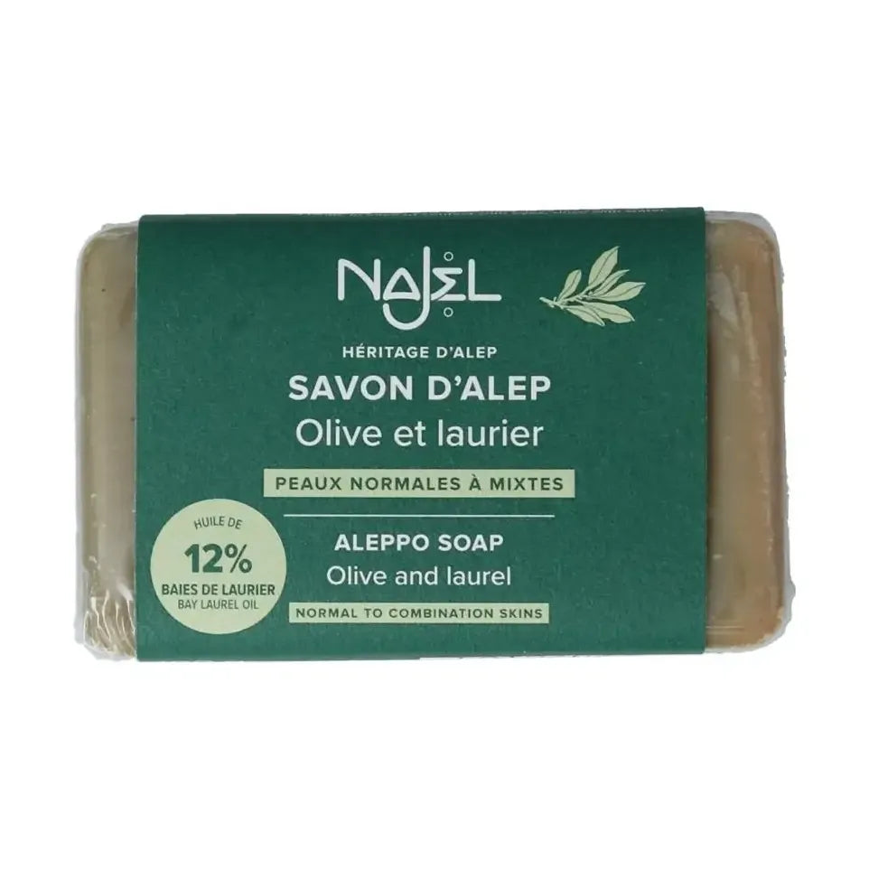 Najel Aleppo zeep laurier olie 12% 100 gram