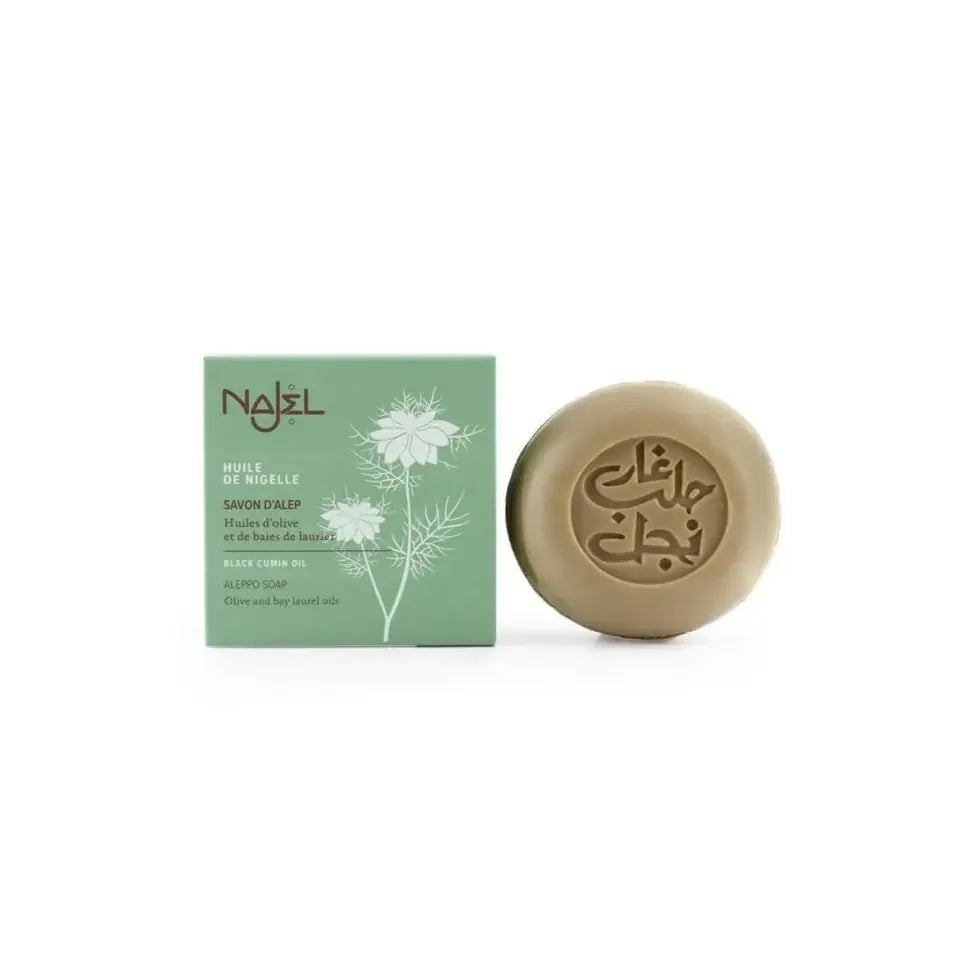 Najel Aleppo zeep nigella olie zwarte komijn 100 gram