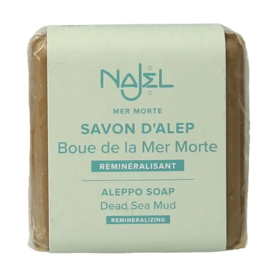 Najel Aleppo zeep scrub dode zee klei 100 gram
