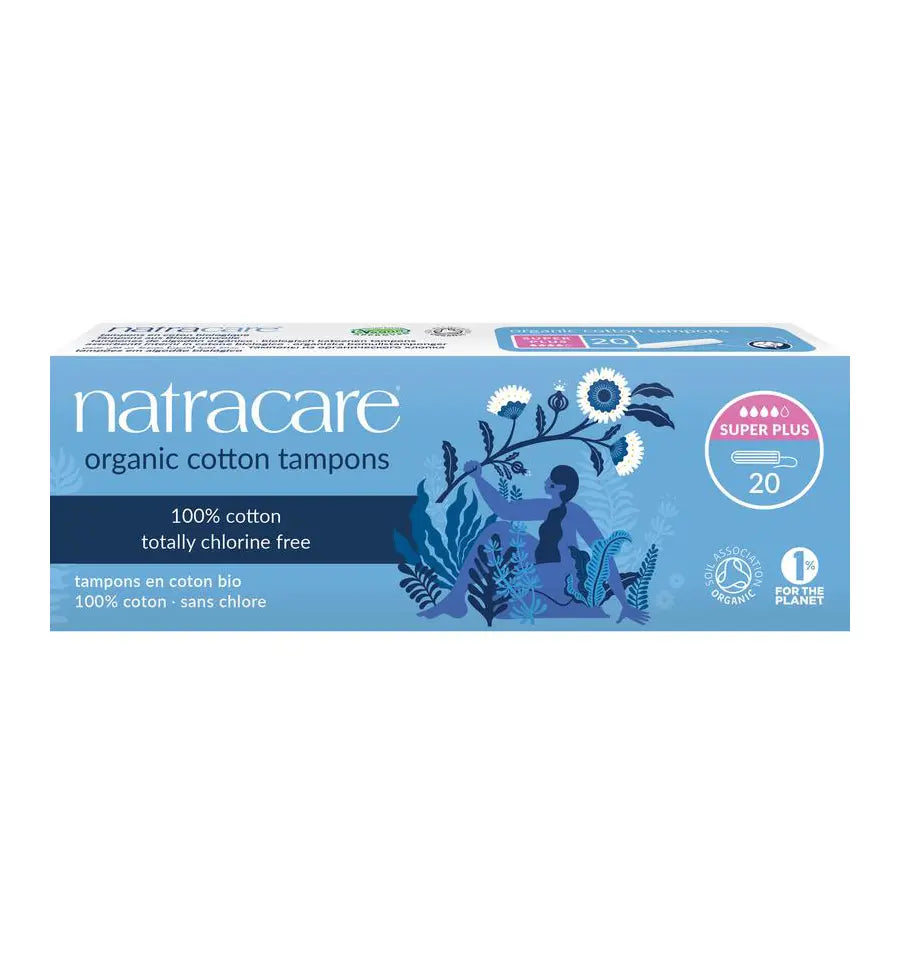 Natracare Tampons katoen super plus 20 stuks