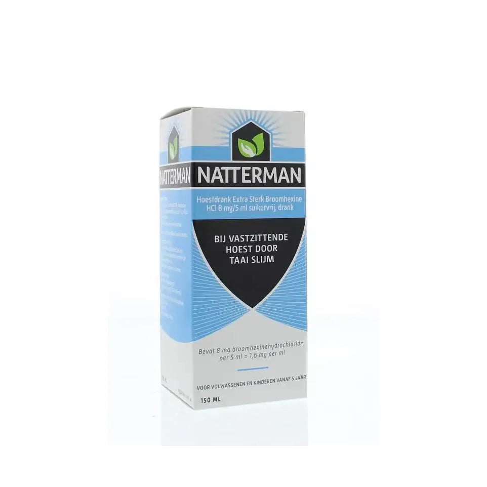 Natterman Hoestdrank extra sterk broomhexine HCl 8 mg/5 ml 150