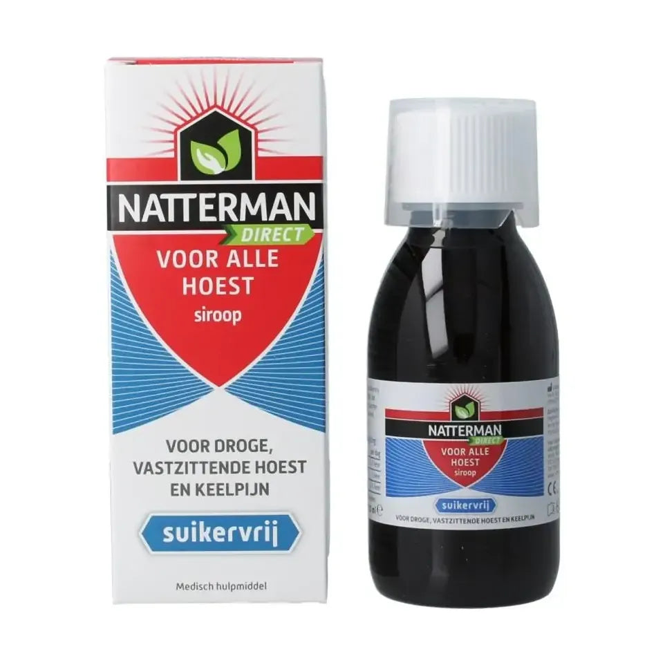 Natterman Hoest drank alle hoest suikervrij 120 ml
