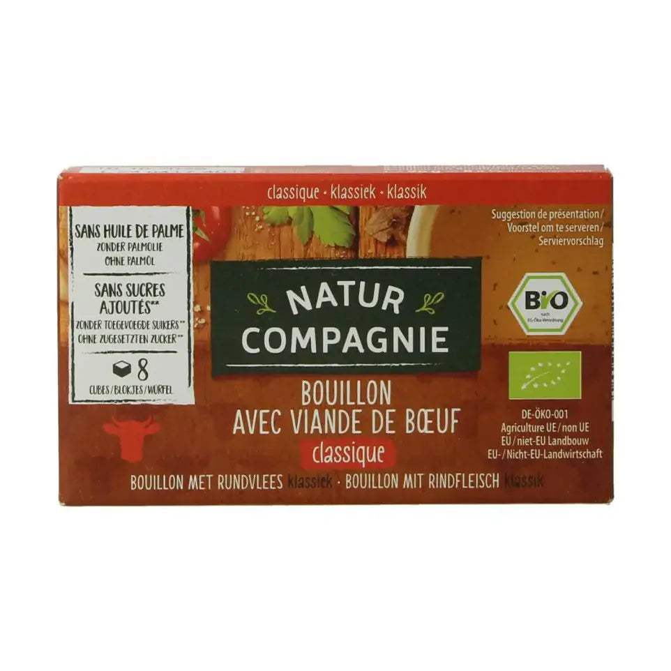 Natur Compagnie Rundvleesbouillon blokjes 8 stuks
