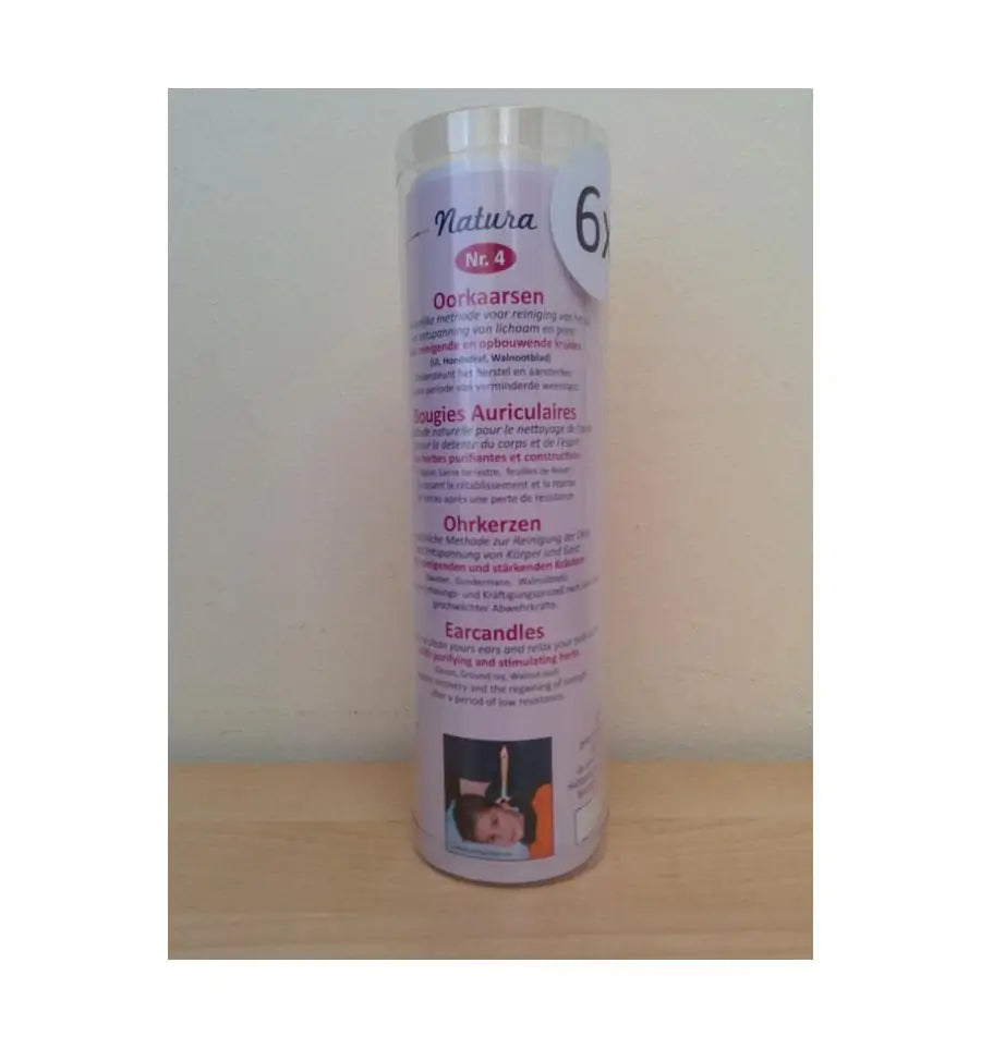Natura Oorkaarsen reinigend en opbouwend nr.4 6 stuks