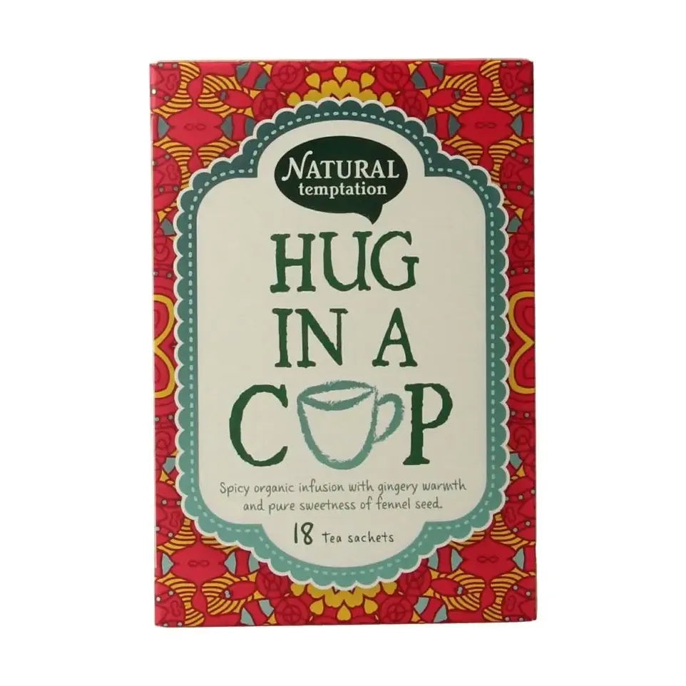 Natural Temptation Hug in a cup thee eko biologisch 18 zakjes