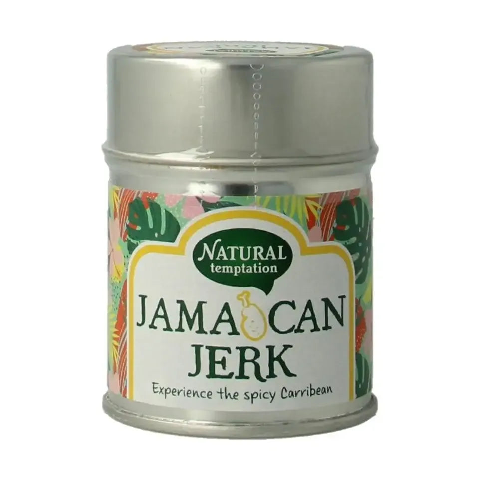 Natural Temptation Jamaican jerk blikje biologisch 40 gram