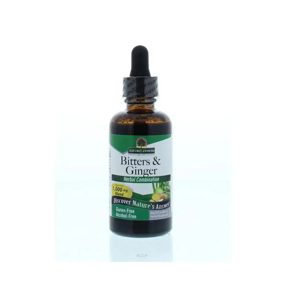 Natures Answer Gember & bitterstoffen extract 60 ml