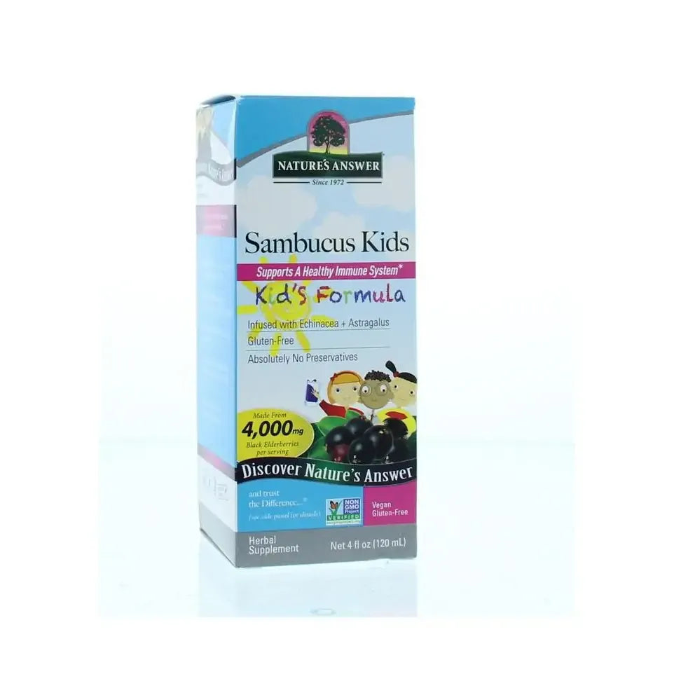 Natures Answer Sambucus kids vlierbessen extract 120 ml