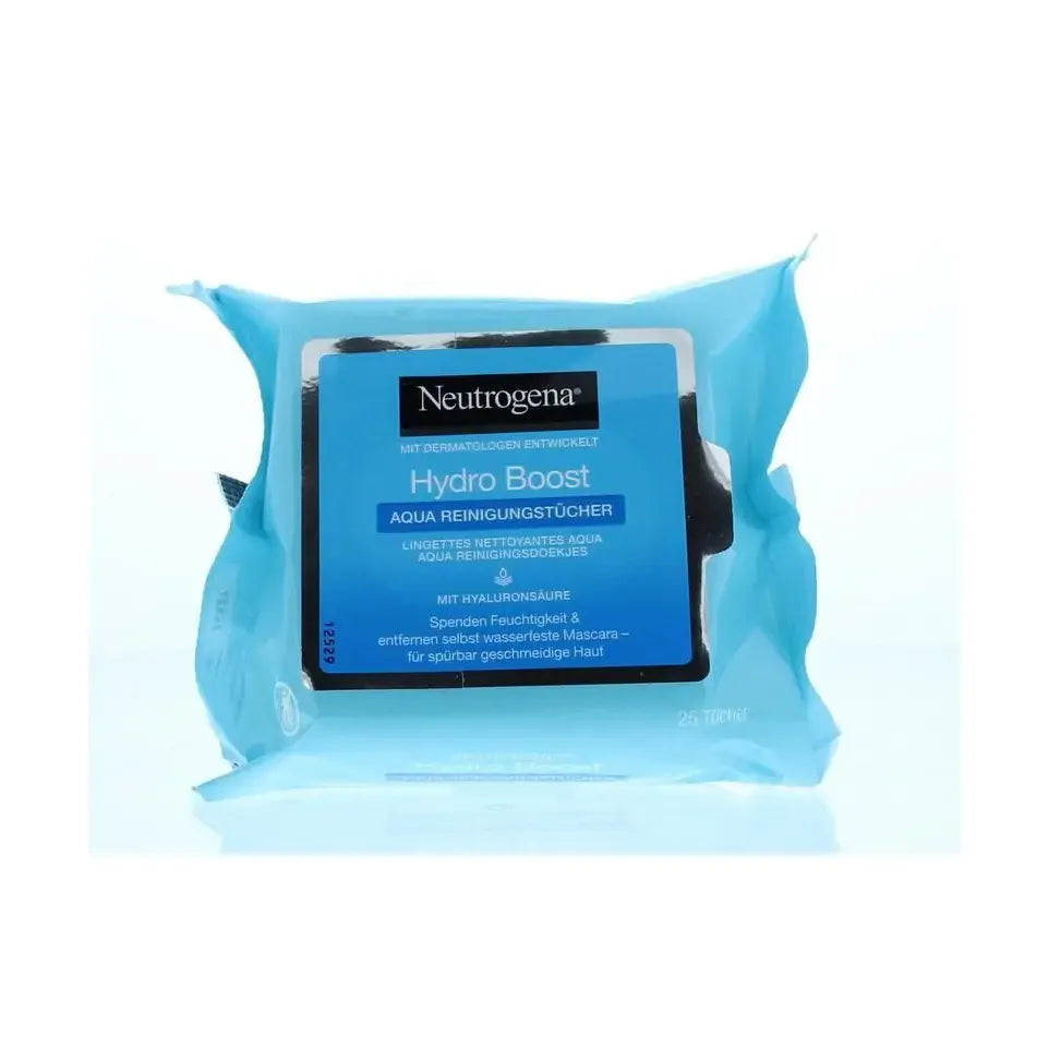 Neutrogena Hydra boost wipes 25 stuks