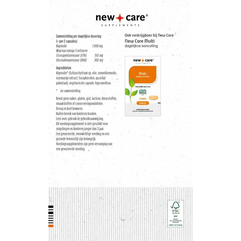 New Care Algenolie 60 vcaps