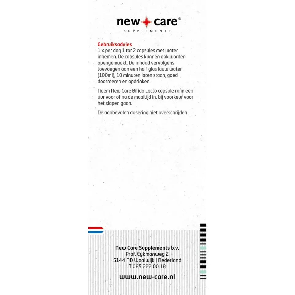 New Care Bifido lacto capsules 60 vcaps