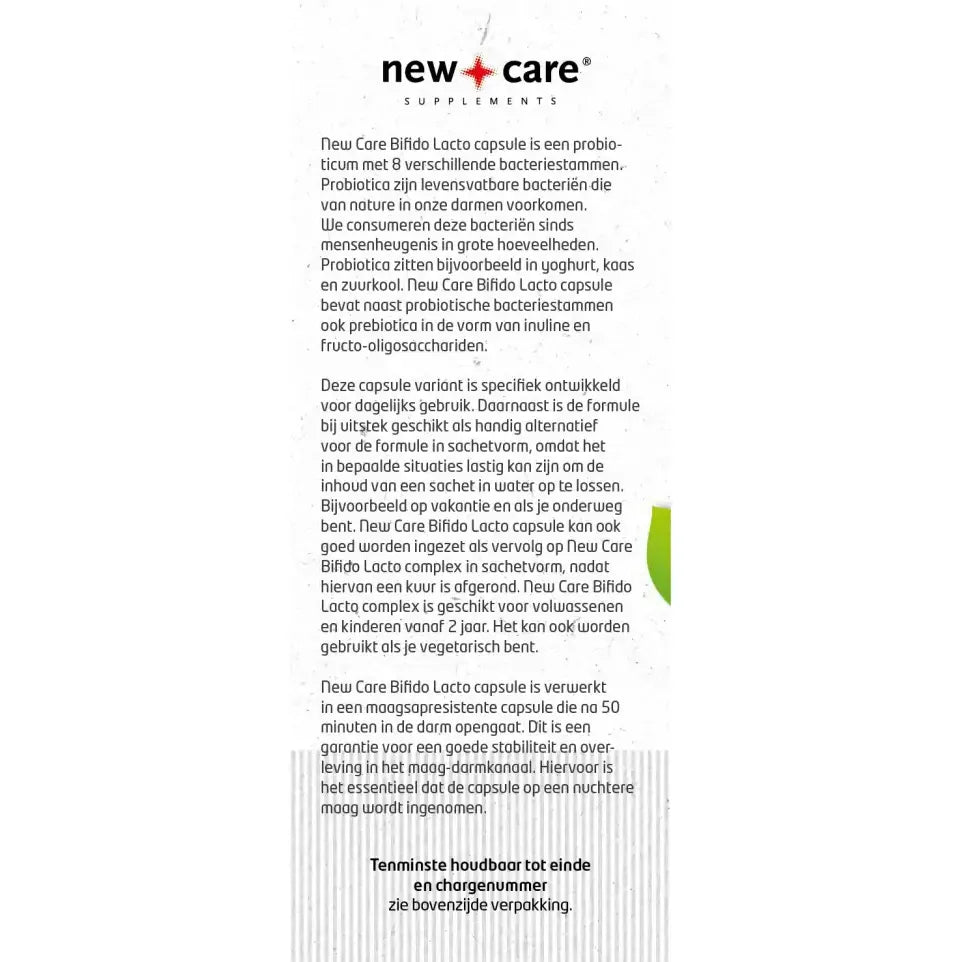 New Care Bifido lacto capsules 60 vcaps