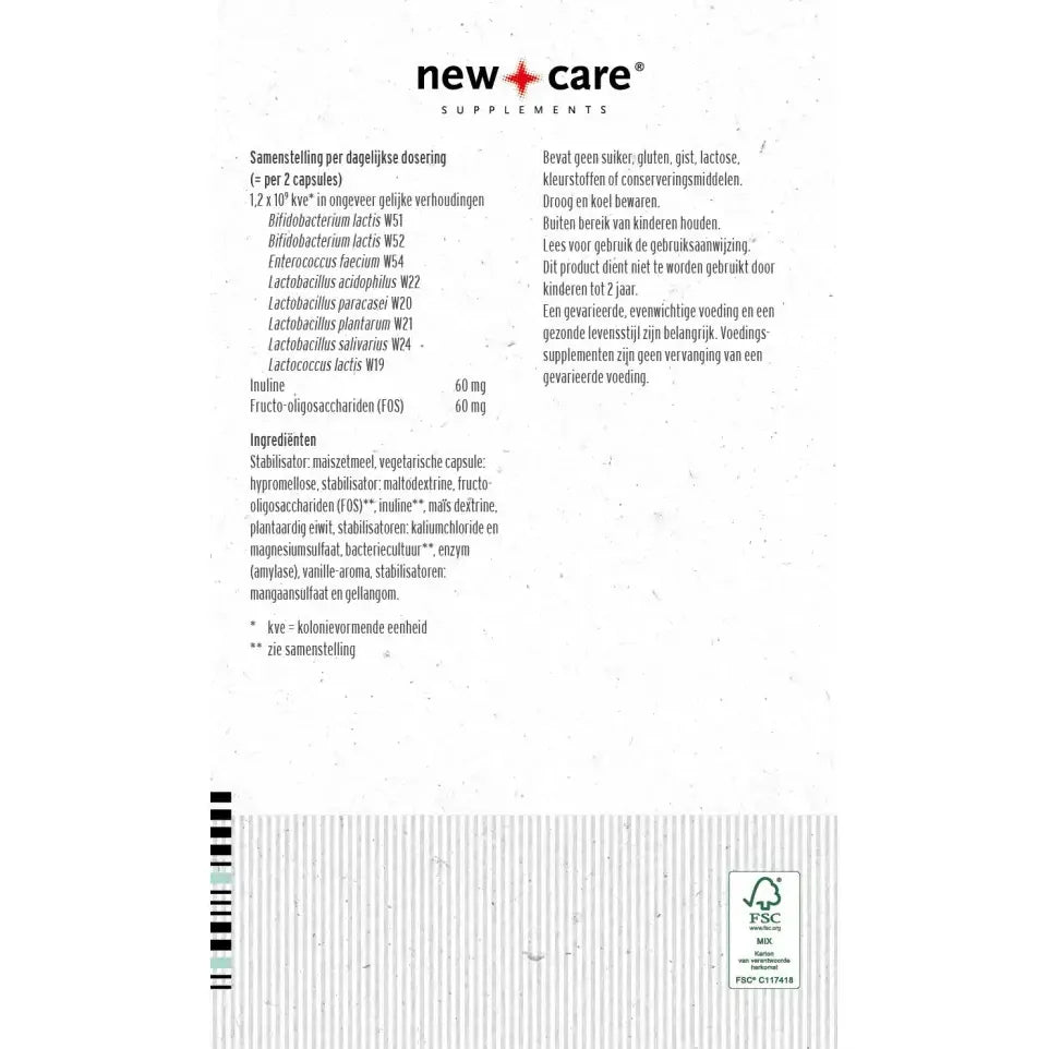 New Care Bifido lacto capsules 60 vcaps