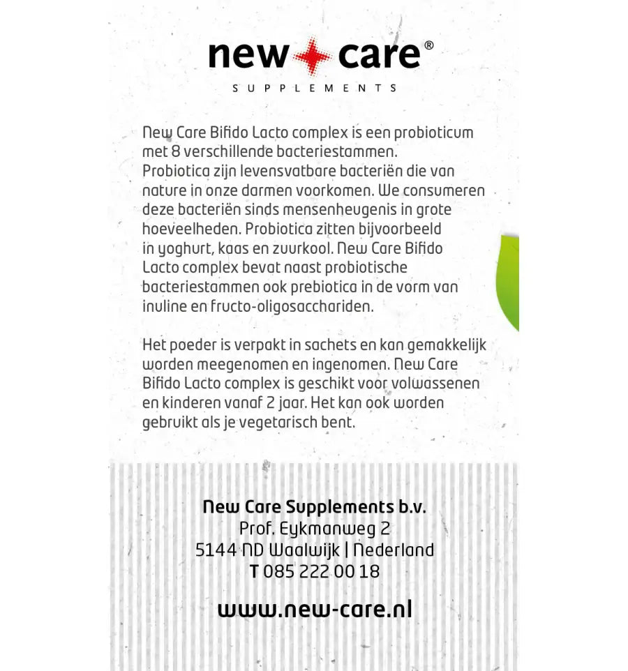 New Care Bifido lacto complex 10 sachets (afbeelding 3)