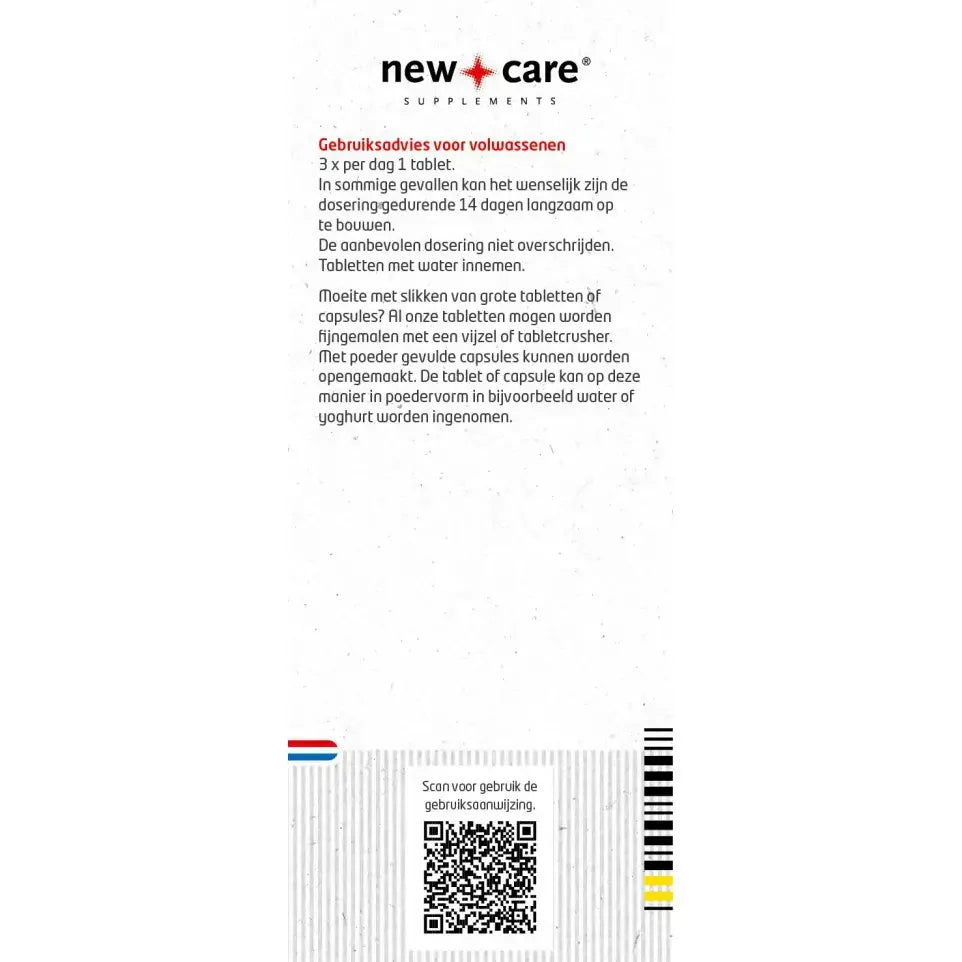 New Care Brandstof 90 tabletten