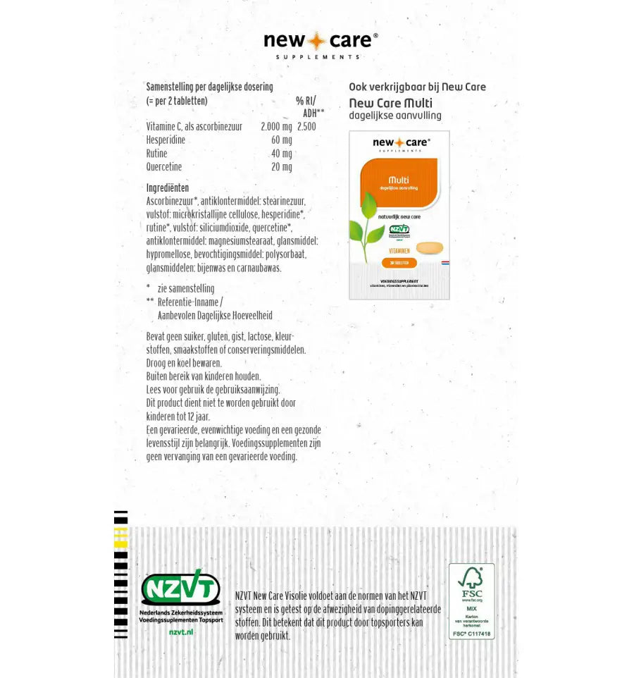 New Care C1000 TR 60 tabletten (afbeelding 2)