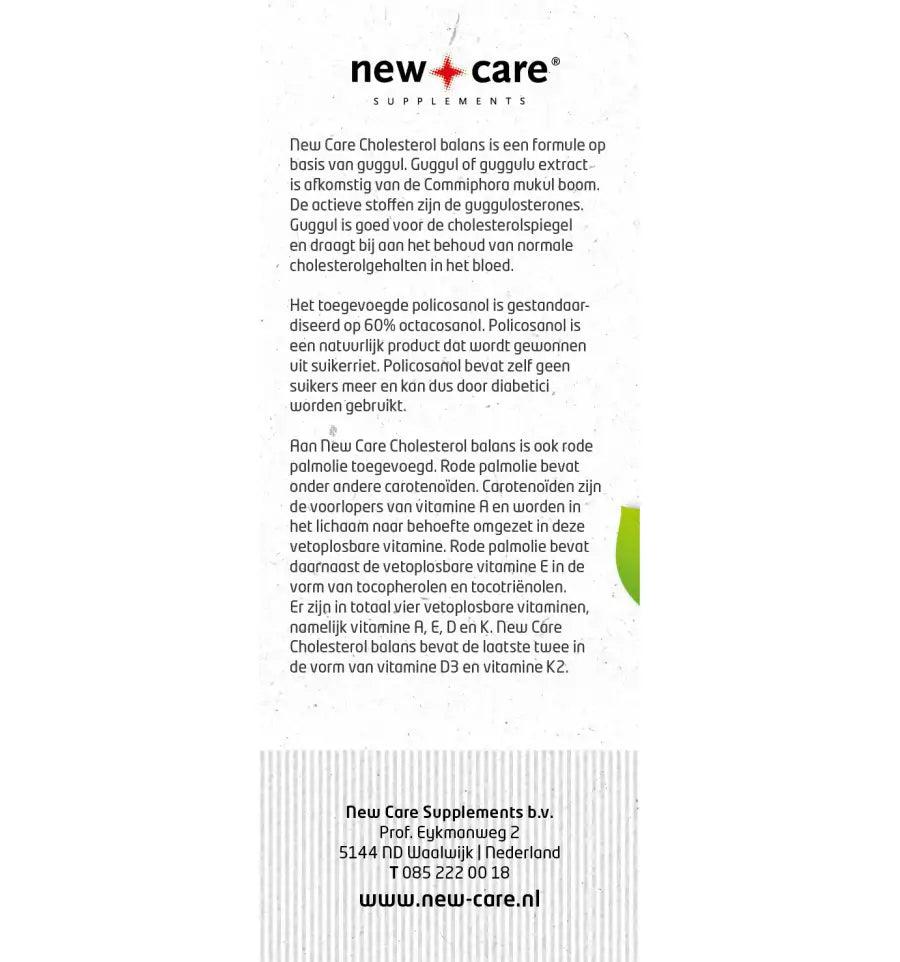 New Care Cholesterol balans 60 capsules (afbeelding 3)