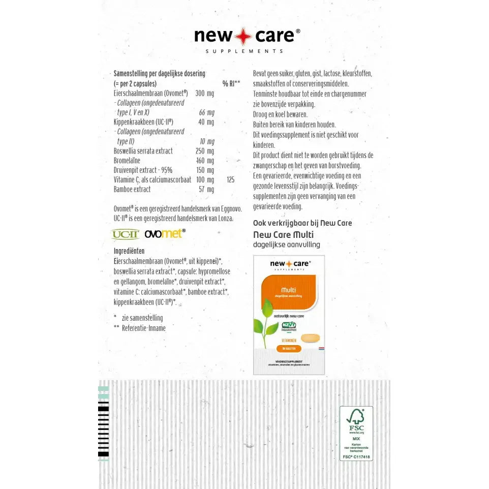 New Care Collageen complex 60 capsules