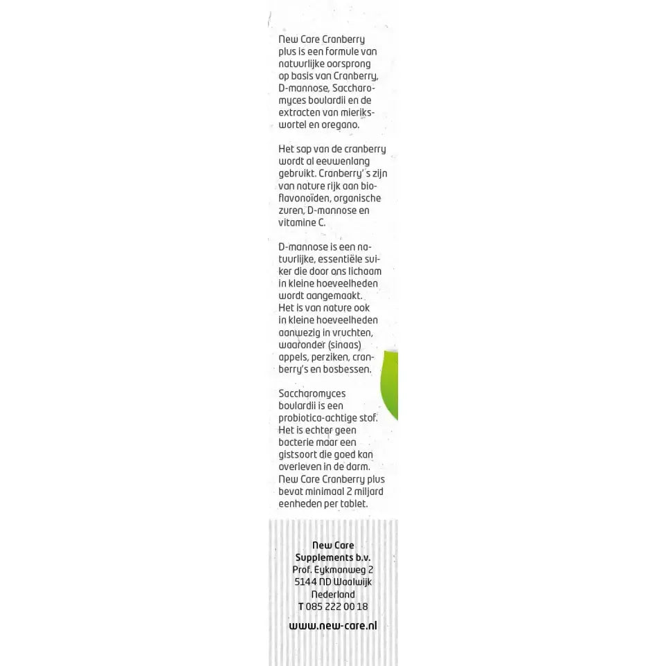 New Care Cranberry plus 30 tabletten