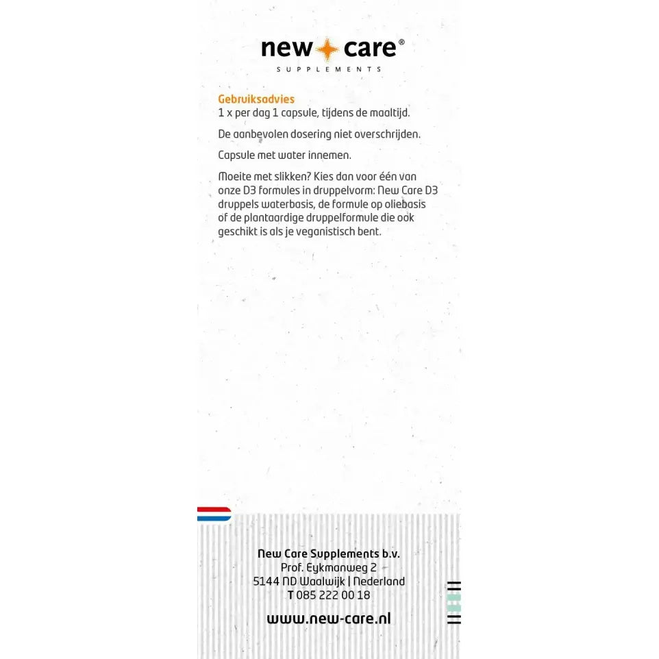 New Care Vitamine D3 75 mcg 100 capsules