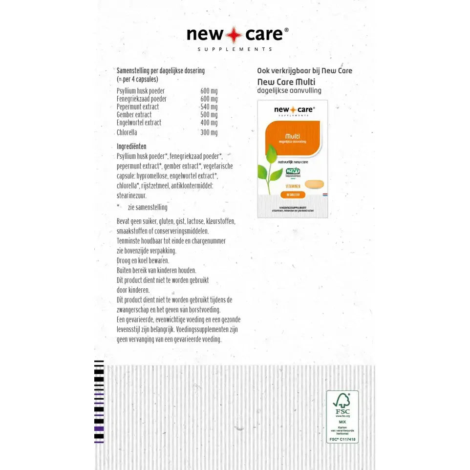 New Care Darm balans 60 vcaps