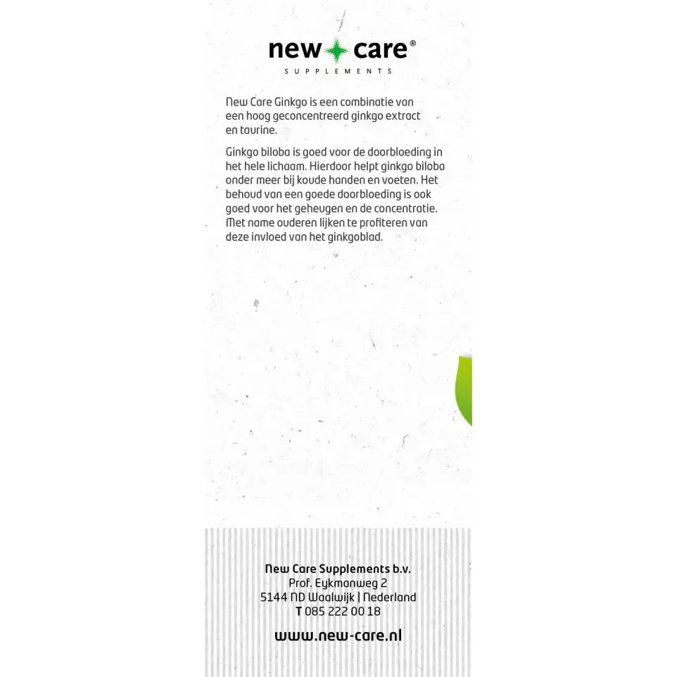 New Care Ginkgo 60 capsules