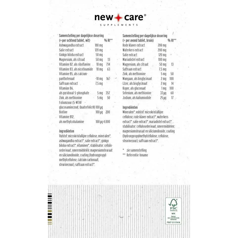 New Care Hormoon balans 60 tabletten