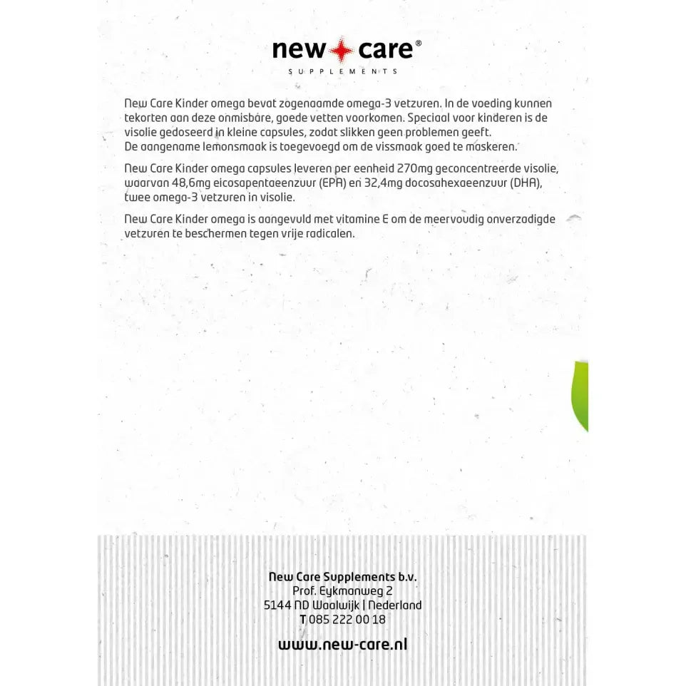 New Care Kinder omega 90 capsules