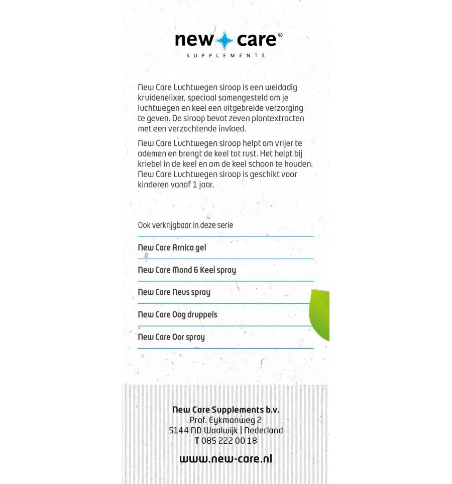 New Care Luchtwegen siroop 125 ml (afbeelding 4)