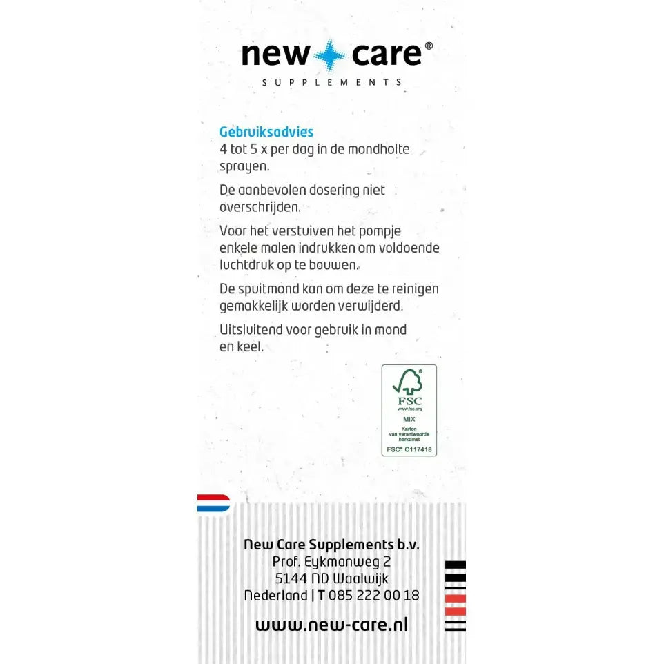 New Care Mond & keelspray 20 ml