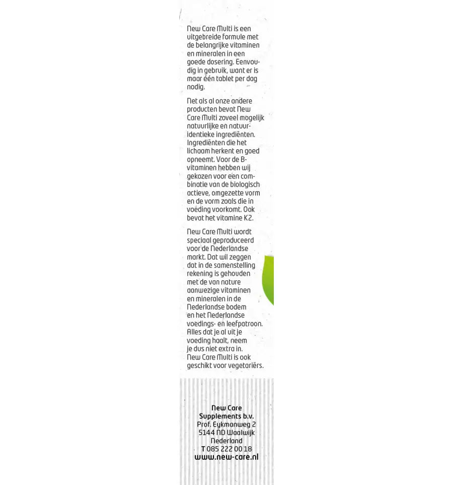 New Care Multi 30 tabletten (afbeelding 3)