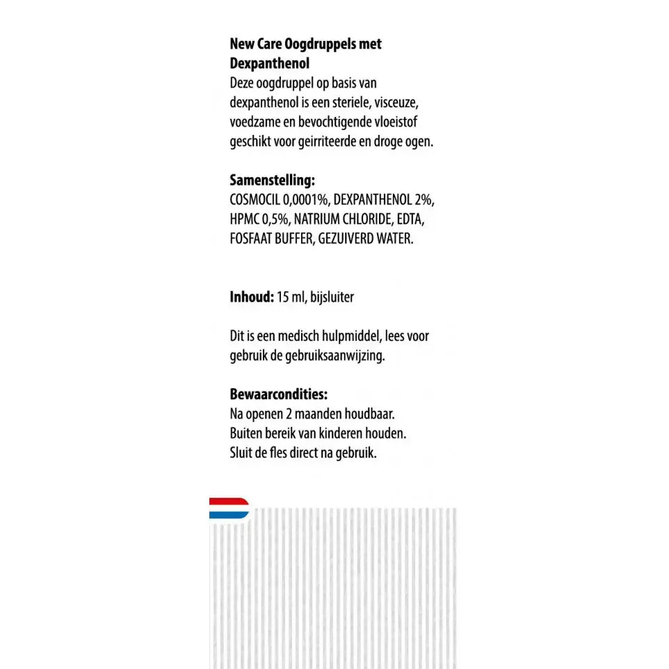 New Care Oogdruppels B5 flesje 15 ml