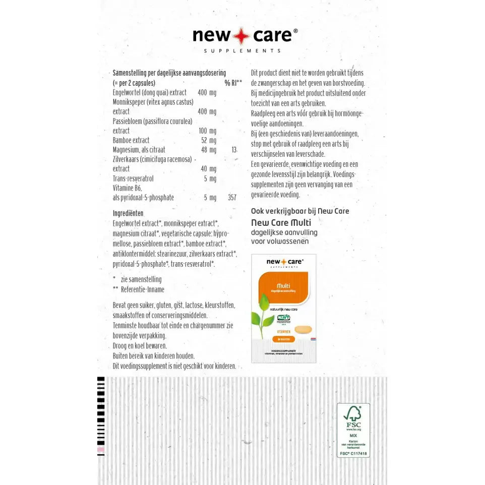 New Care Overgang 60 vcaps