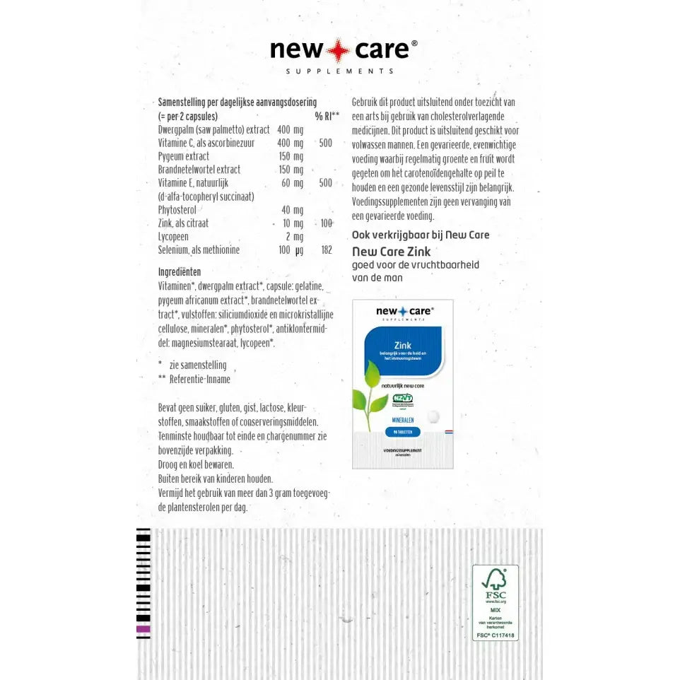 New Care Prostaet 60 capsules