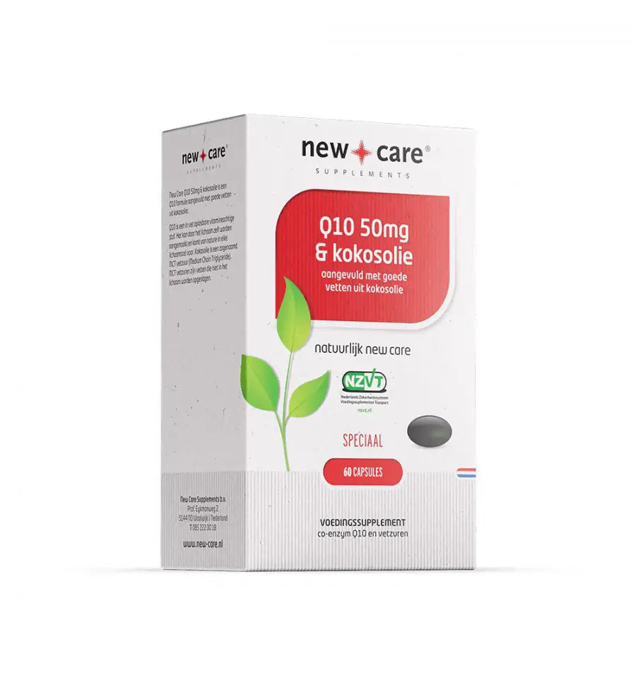New Care Q10 & kokosolie 60 capsules (afbeelding 1)