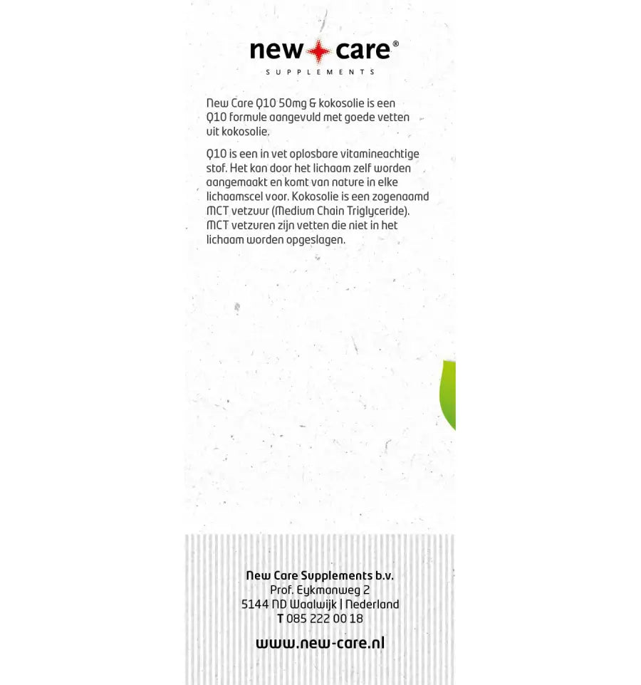 New Care Q10 & kokosolie 60 capsules (afbeelding 3)
