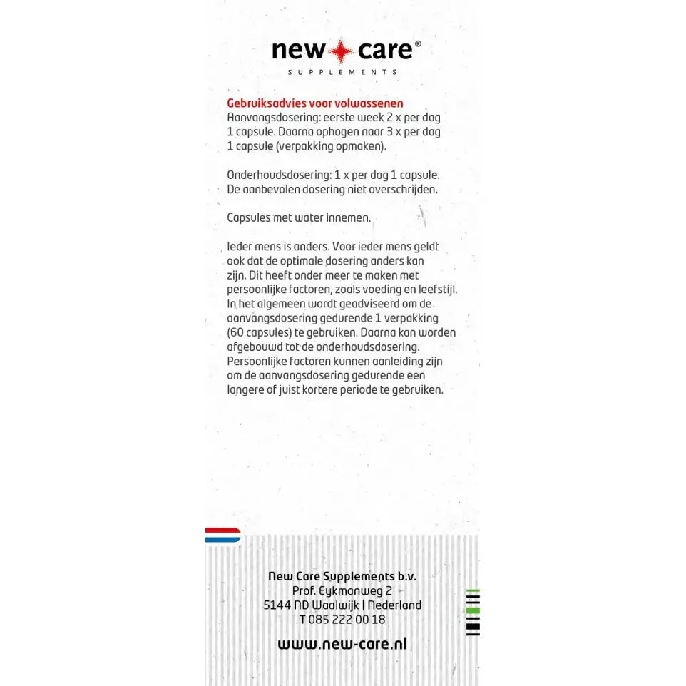 New Care Vetzuren balans 60 capsules