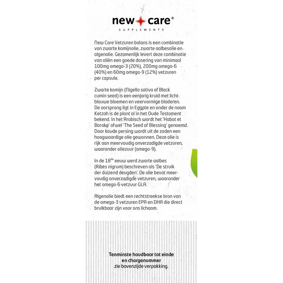 New Care Vetzuren balans 60 capsules